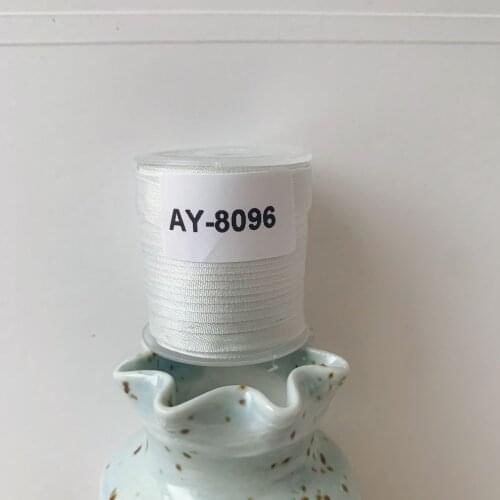 AY-8096 A Roll Wholesale 2mm-36mm 100% Pure Silk Embroidery Ribbons Handcraft Supply Double Faced Thin Taffeta Silk Ribbon