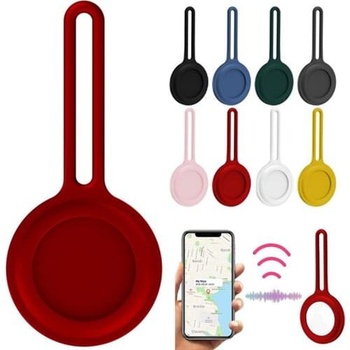 Suitable For Apple AirTag Protective Cases Luxury Shockproof Soft Silicone Anti-fall Anti-scratch Protector Cover