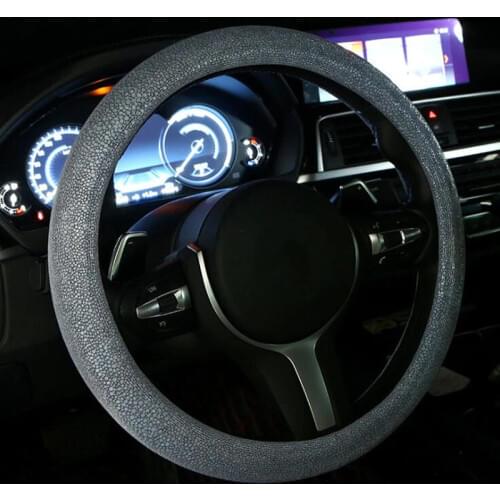 Ice silk Camouflage Anti-slip Car Steering-wheel Cover Fit For Most Cars Car Styling Steering Cover Auto Interior Accessories