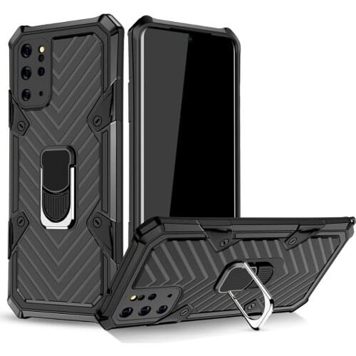 Magnetic Ring Holder Anti-Fall Phone Case For Samsung Galaxy S20Plus S20 Ultra 5G S20 A31 A41 A51 A71 Shockproof Kickstand Cover