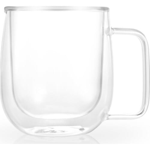 Transparent Double Layer Glass Tea Heat Resistant Cup Coffee Mug Insulation Cup Healthy Drink Great Gift Kitchen Tool