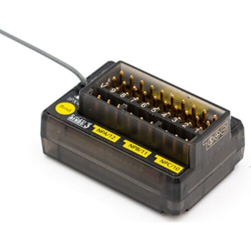 FLYSKY FGr12B 2.4G 12CH AFHDS3 RC Receiver PWM PPM Ibus In B.bus Output for RC Car Boat PL18 NB4 FRM301 FRM302 Transmitter TX