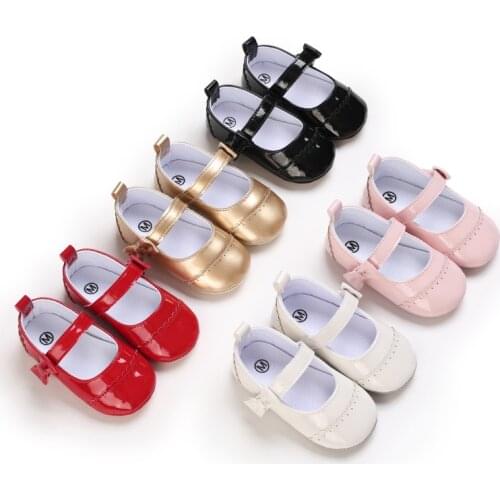 Newborn Soft Leather Baby Shoes Toddlers Summer Little Shoes For Girls Boys 0-18M Sandals Newborns Non-slip First Walkers