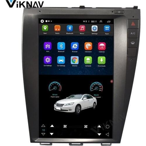 Viknav Tesla style For-Lexus ES ES240 ES350 2006 2007 2008 Multimedia player video Android Car GPS Navigation Radio 12.1 inch