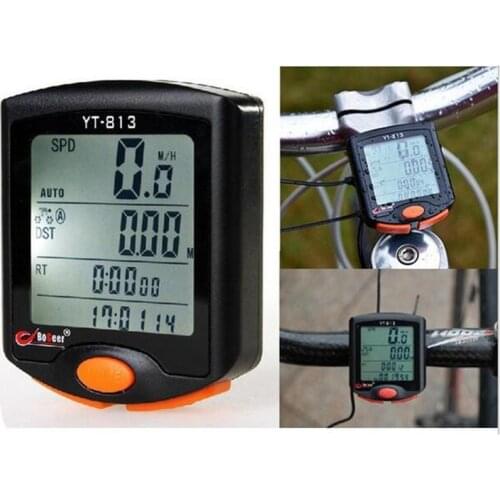 High Quality 24 Multifunction Cycling Bicycle Speedometer Waterproof Bike Computer LED Backlight Backlit Stopwatch Odometer