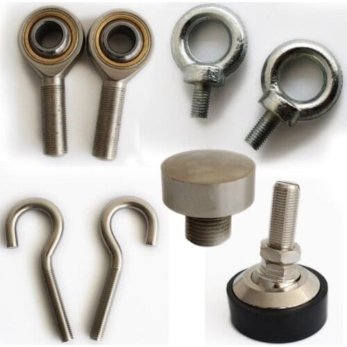 Load Cell Spare Parts S Type Weight Sensor Supporting Ring Hook Bolt Screw Joint Bearing Spokes Sensor M8 M12 M16 M18 M36 Rings