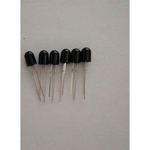 10PCS/LOT 20mil Chip 5mm 940nm black IR LED Infrared emitting diode 150mA 60 degree Through hole Especial custom size