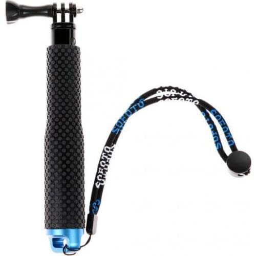 2pcs Extendable Monopod Tripod Selfie Stick Pole for Gopro 4 3 Blue