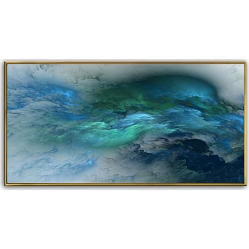 2020 New Years latest Oil Painting Dazzle colour of sky 100% Hand painted world famous paintings living room Decor 20200418015