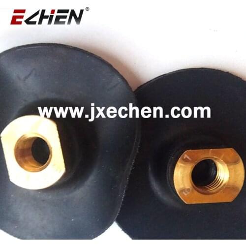 4 inch M14 thread Polisher Super Thin Flexible Rubber Backer Pad for polishing stone hand polisher and grinder polishing pads