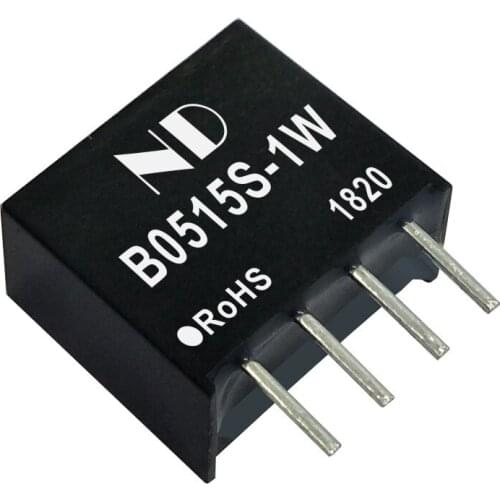 5pcs new dc dc boost converter 5V to 15V 1W isolated dcdc power module quality goods