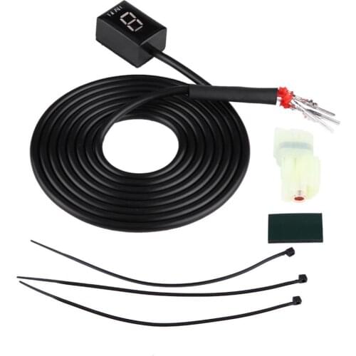 Motorcycle ECU Plug Mount 6 Speed Digital Gear Indicator Display for Honda CB400F CB500X CB650F