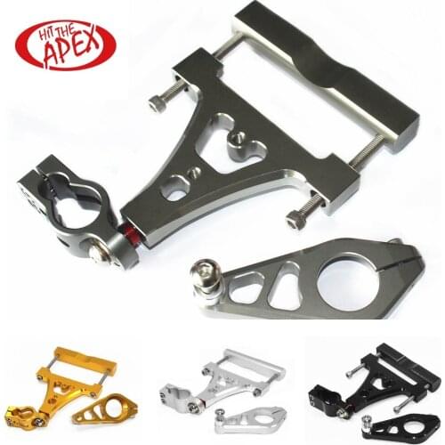CNC Aluminum Motorcycle Steering Damper Stabilize Steering Damper Steering Bracket Mount Kit For CBR250 CBR 250 2010-2016