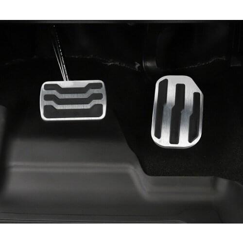 NO DRILL F-150 FOOT GAS BRAKE PEDAL PAD COVER KIT FOR FORD F150 RAPTOR 2015 2016 2017 2018 2019 styling accessories