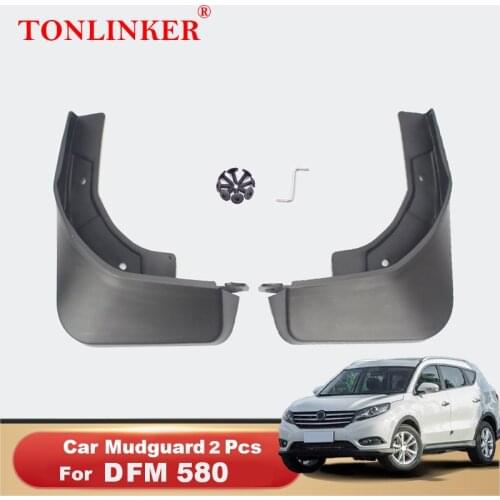 TONLINKER Mudguard For Dongfeng DFM Glory 580 2017-2020 Mud Flaps Mudguards Splash Guards Fender Mudflaps 2Pcs Car Accesories