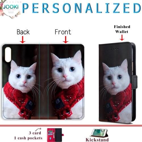 Cubot Max 2 Personalized mens photo wallet Case Cover For Cubot Max2 2019 Ultra Thin Mens Book Photo Wallet Bag