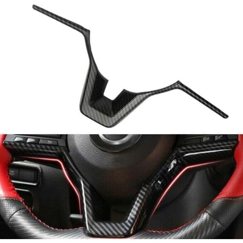 Car Interior Steering Wheel Decoration Strip Frame Cover Trim Sticker Carbon Fiber Car Style for Sentra B18 2020 Car Accessories