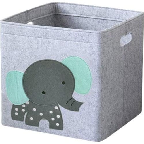 Home felt storage basket Toy storage box Dirty clothes storage box Storage box