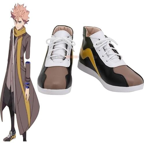 ID:INVADED Sakaido Cosplay Shoes Leather Boots Custom Made Any Size