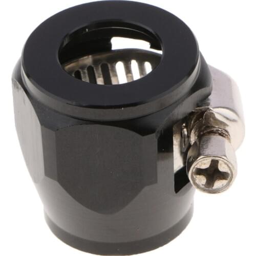 Metal Auto Car AN8 Hose End Finisher Fuel Oil Water Line Clip Clamp