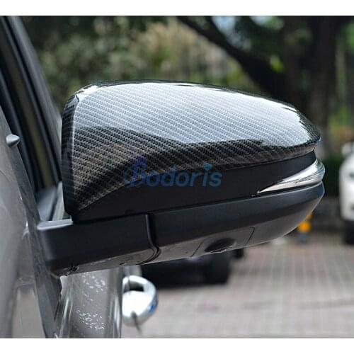 Door Mirror Cover Overlay Rear View Panel 2013 2014 2015 2016 2017 2018 For Toyota Highlander XU50 Kluger Accessories