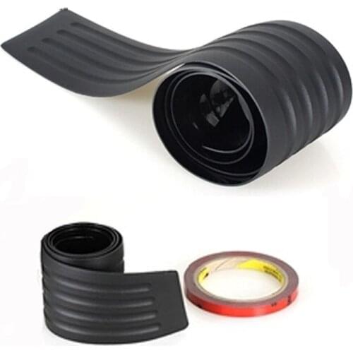 90CM Car Trunk Door Sill Protector Rubber Anti-Scratch Strip Pad Sticker for Volkswagen vw POLO Tiguan Passat CC Golf GTI R20 R3
