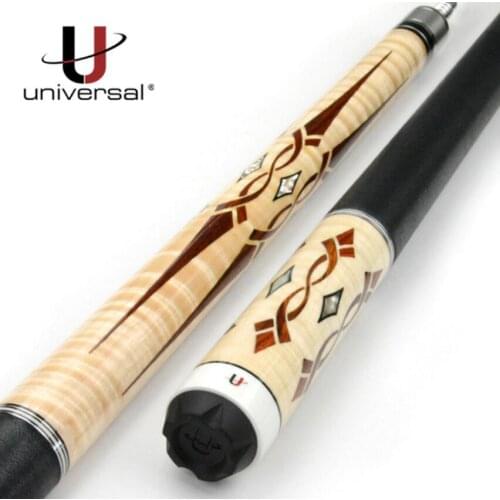 New Arrival Universal Sculpture Billiard Pool Cues Stick 12.75mm Tip UN111-9 Black 8 with Protector Durable Handmade China 2019