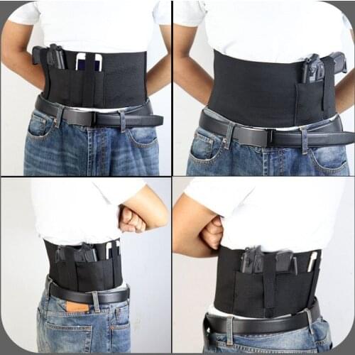 Belly Band Holster Waistband Breathable Right hand for Concealed Carry Elastic