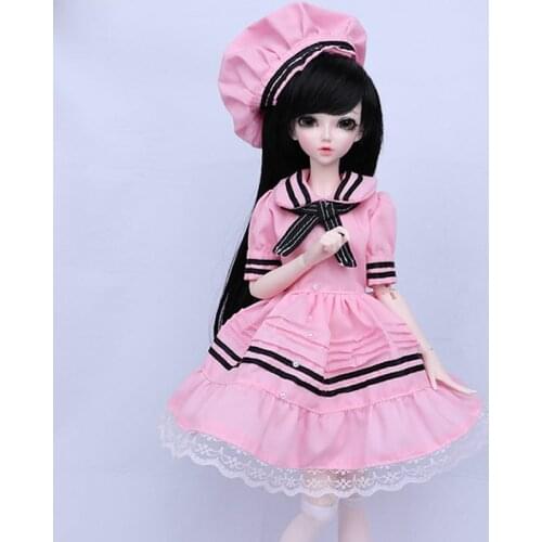 New Arrival 1/4 BJD BJD / SD Fashion Lovel Chloe Doll For Baby Girl Birthday Gift Full Set With