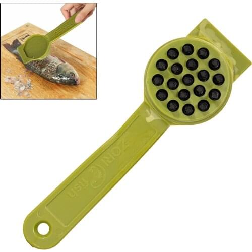 Fish Skin Brush Scraping Fishing Scale Scraper Fast Remove Cleaning Peeler Tools Cleaning Peeler Scaler Scraper For Kitchen Tool