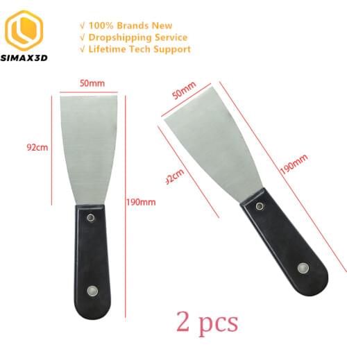 SIMAX3D Scraper Cable Cutting Side Scraper Hand Tweezers Tool Stainless Steel Blade Separation for ender 3 pro Printer part 2pcs