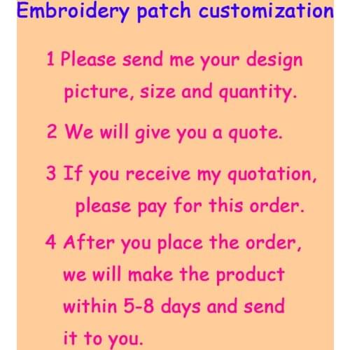 Custom made Patches for clothingEmbroidery, LOGO, logo, patch, any shape and size, any craft. Give me a picture and i will do it