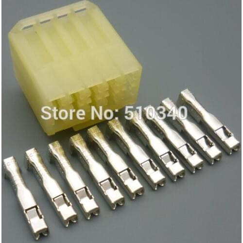 1set 2.3mm 10-hole connector sheath car car connector with terminal