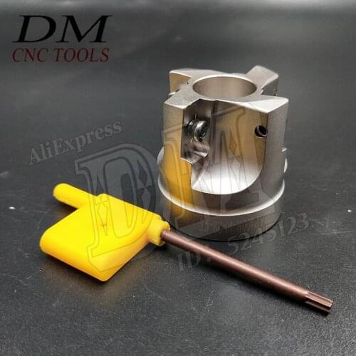 1pcs BAP400R-40-22-4T Milling Cutter Head CNC Lathe 90 Degree Right-Angle Milling Cutter Indexable Head CNC Machining Cutting