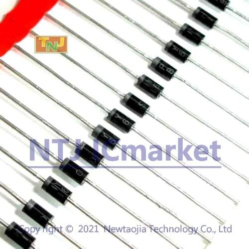 100 PCS SB160 DO-41 1.0A Schottky bBarrier Rectifier Diodes