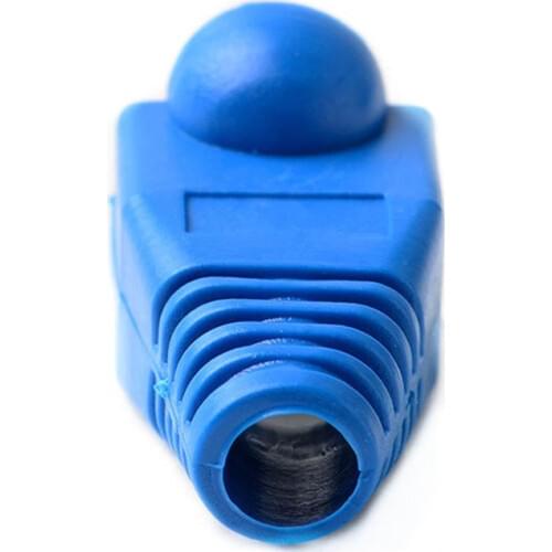 200pcs /lot PlasticCat5 cat5e Cat6 cat7 RJ45 Connector Modular Network Cable Plug End Boot Cap