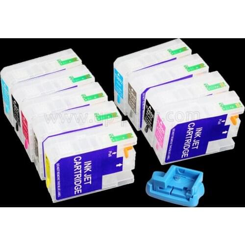 9pcs refillable ink Cartridge for epson 3880 pro3880 pro 3880 printer cartridge with chip resetter 80ML