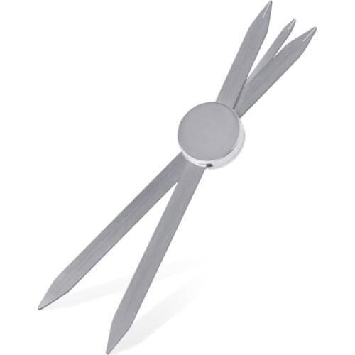 Microblading Accessories Stainless Steel Eyebrow Ruler Compass for Permanent