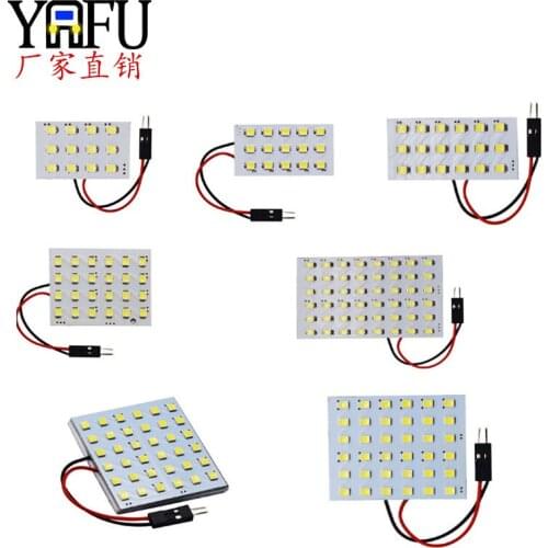 Car Reading Lamp LED Roof Lamp Room Lamp 2835 High Brightness Refitting General Flat Ceiling Lamp Car Led Light Car Accessories