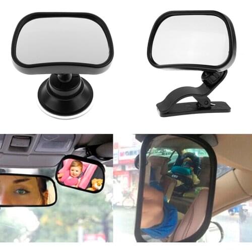 1 set 2in1 Mini Car Safety Back Seat Rearview Adjustable Mirror Rear Ward Child Infant Safety Baby Kids Monitor Car Accessories