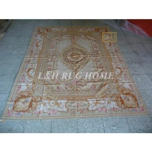 Free shipping 8'X10' French Aubusson weave rugs handmade aubusson carpets