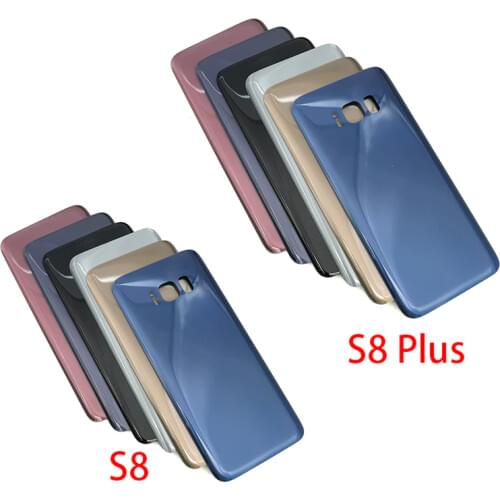 50pcs/lot Replacement Glass Battery Back Cover Case For Samsung Galaxy S8 S8 Plus G9500 G9550