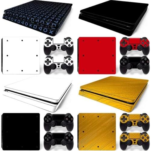 Color High Qulaity Sticker Decal Cover for PS4 Slim Console