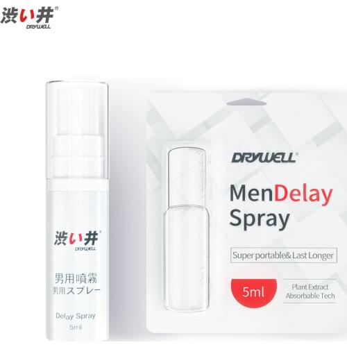 DRY WELL Powerful Sex Delay Spray Not Numbing Anti Premature Ejaculation Sprays for Men Sex Prolong Natural Formula Sex Products