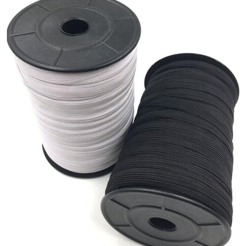 10 Yards Mix Color Braided Elastic 2/8" (6mm) Elastics New For Sewing