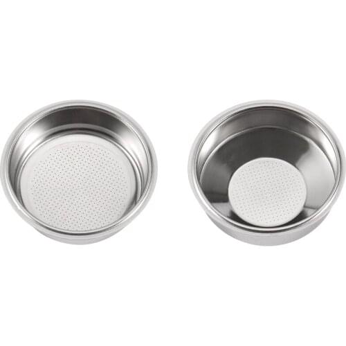 Coffee Filter,51mm Stainless Steel Coffee Filter Cup Basket,Non-Pressure Coffee Maker Filters,Coffee Machine Accessory