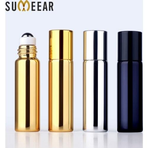 50pieces/lot 5ml Essential Oil Bottles UV Glass Perfume Bottle essential oil sample bottles empty container