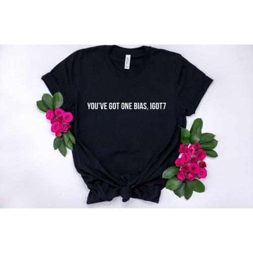 Sugarbaby You've Got One Bias I Got7 T Shirt K-Pop Bias Shirt Short Sleeve Fashion Tumblr T shirt Crew Neck K pop shirt Dropship