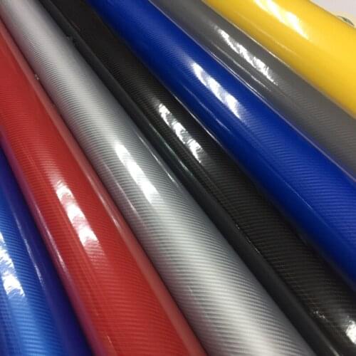 16 designs 30x152CM(8"X60")/Lot glossy 5D black carbon fiber vinyl Sticker carbon fiber car wrap for car interior decoration