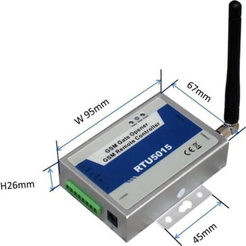 GSM Electrical Equipment Controller Roller Gate Opener Remote Control Dial to GSM Switch Device and Access Control Unit RTU5015